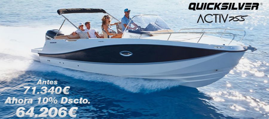 ¡Super oferta! ¡Quicksilver Activ 755 Sundeck 10% menos!