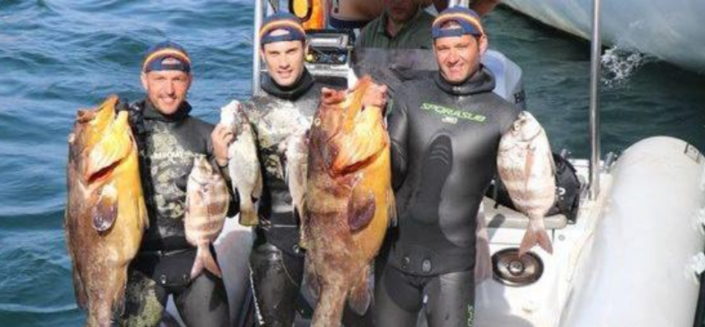 El ibicenco Guille Natera, nuevo campeón del mundo por clubes de pesca submarina