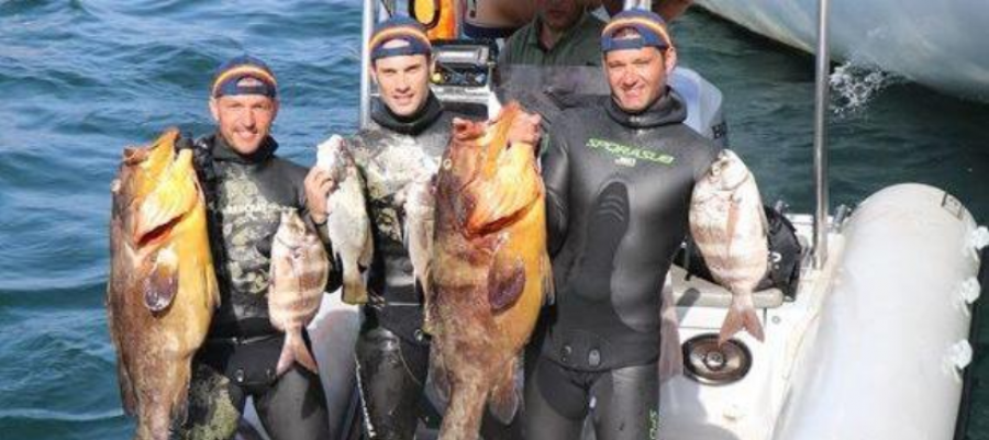 El ibicenco Guille Natera, nuevo campeón del mundo por clubes de pesca submarina